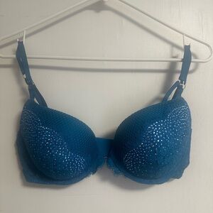 Victoria’s Secret Embellished Bra, Garter & Thong Set